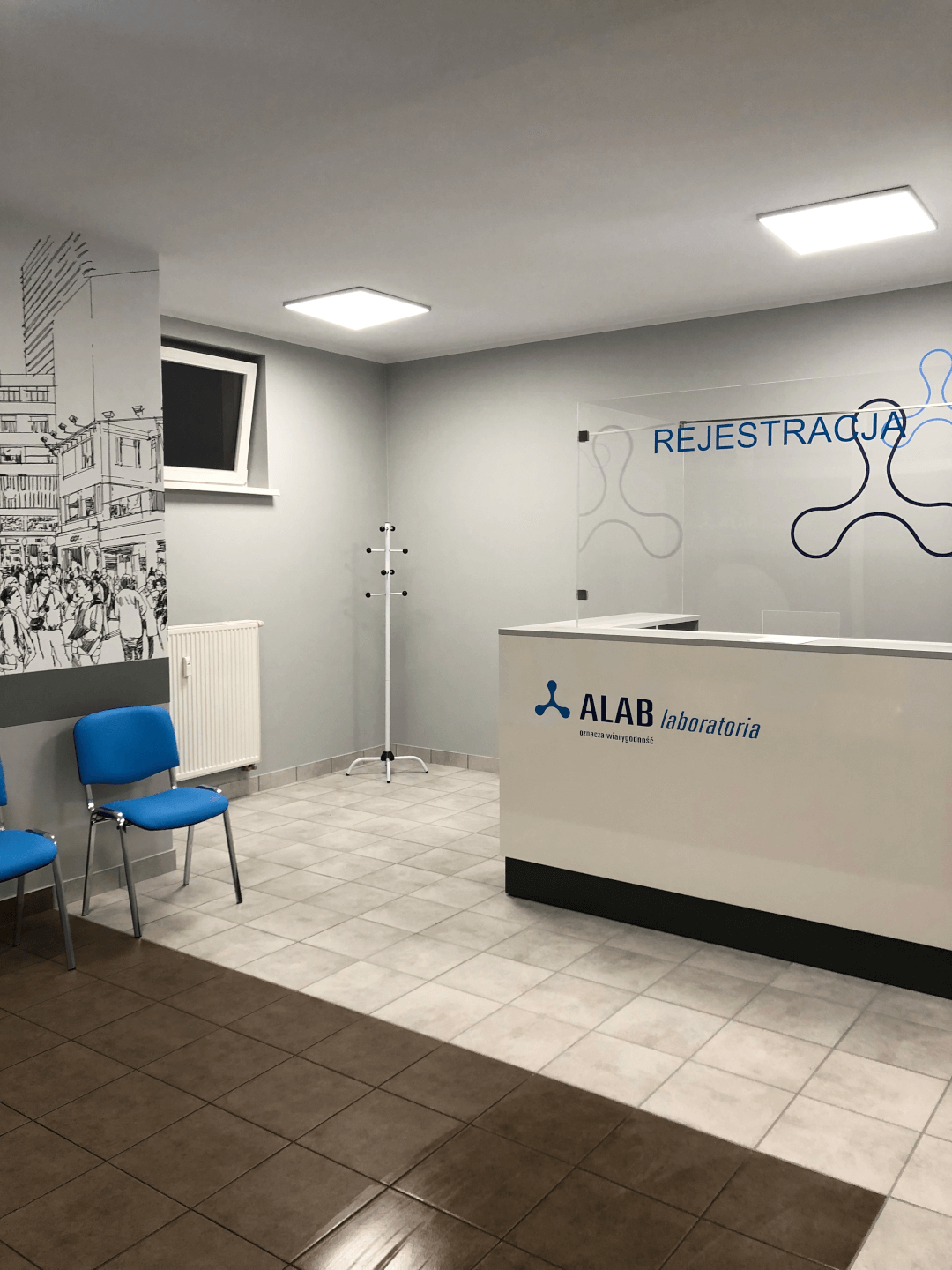 remont punktu pobrań krwi